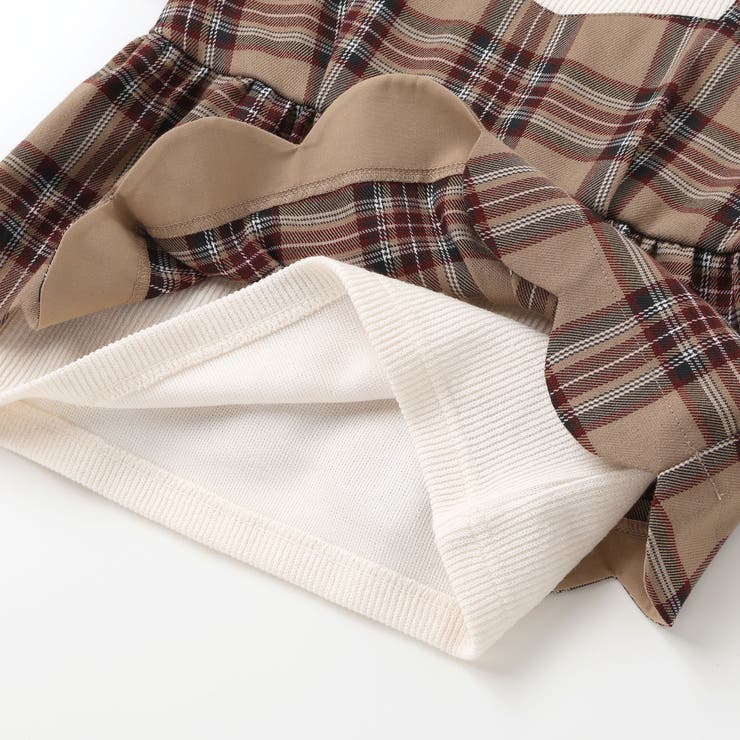 チェック裾スカラップキャミソールドッキングトレーナー | SLAP SLIP | 詳細画像11 