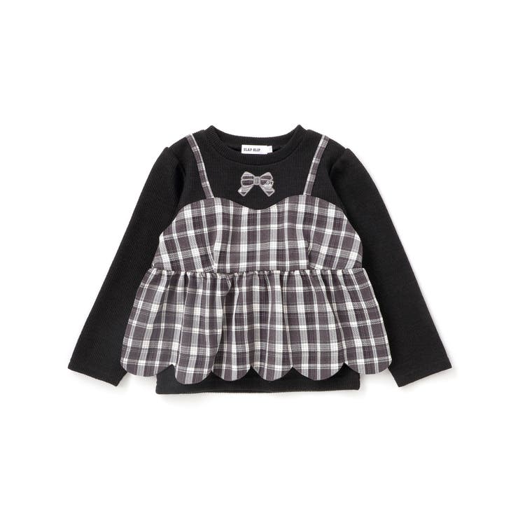 チェック裾スカラップキャミソールドッキングトレーナー | SLAP SLIP | 詳細画像14 