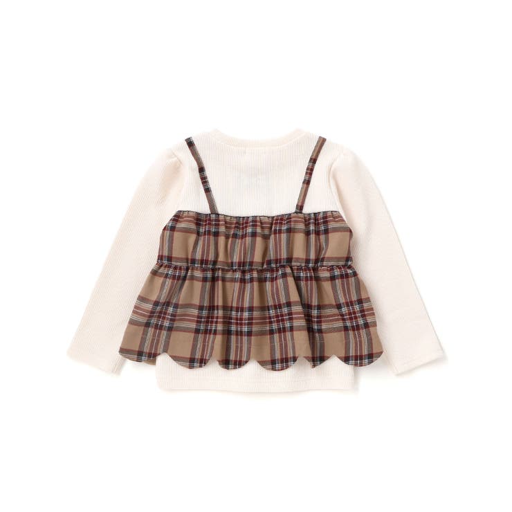 チェック裾スカラップキャミソールドッキングトレーナー | SLAP SLIP | 詳細画像5 