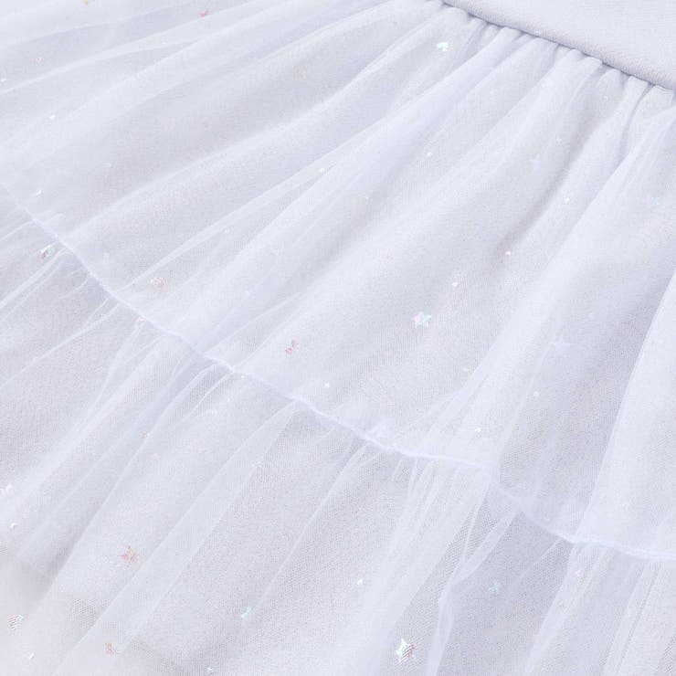 ネックレス風刺しゅうチュール切り替え肩フリルトレーナー(80~130cm) | SLAP SLIP | 詳細画像17 