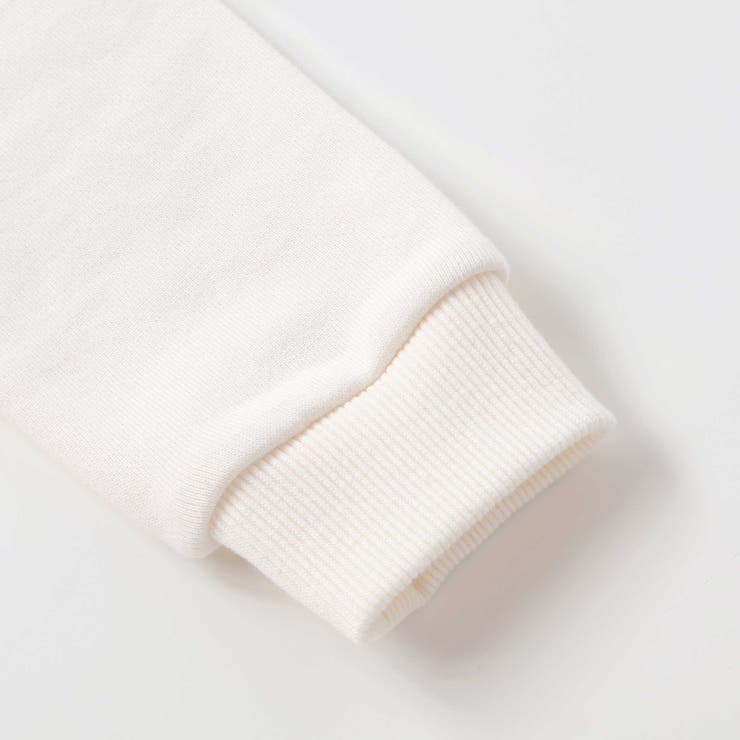 ネックレス風刺しゅうチュール切り替え肩フリルトレーナー(80~130cm) | SLAP SLIP | 詳細画像9 