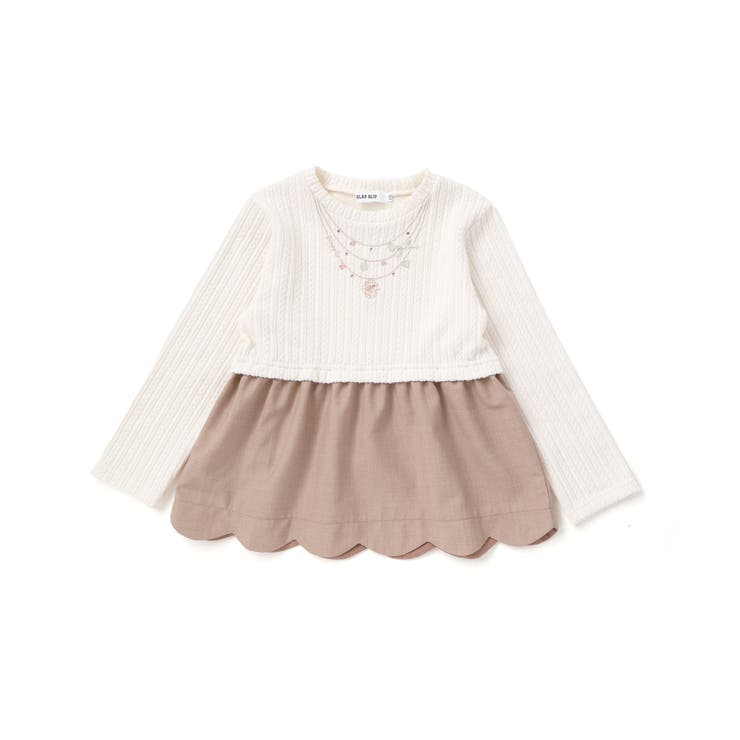 キラキラネックレスモチーフドッキングトレーナー(80~130cm) | SLAP SLIP | 詳細画像7 