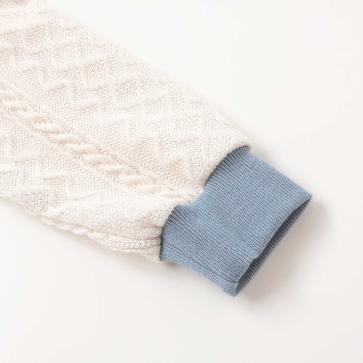 ガタゴト電車サガラ刺しゅう袖切り替えトレーナー(80~130cm) | SLAP SLIP | 詳細画像11 