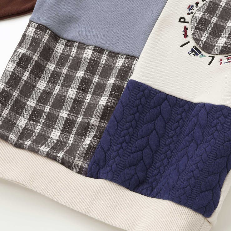 はたらくくるままんまるポケットチェック切り替えトレーナー | SLAP SLIP | 詳細画像10 