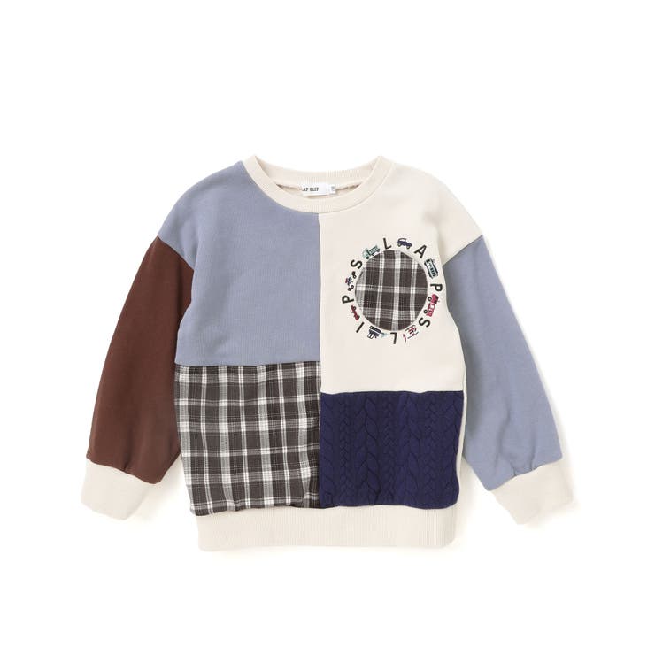 はたらくくるままんまるポケットチェック切り替えトレーナー | SLAP SLIP | 詳細画像4 