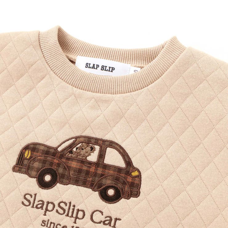 クマアニマル刺しゅうポケット付き長袖トレーナー(80~130cm) | SLAP SLIP | 詳細画像9 