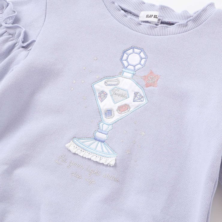 ケーキパフュームボトルモチーフキラキラパッチ刺しゅうトレーナー(80~130cm… | SLAP SLIP | 詳細画像11 