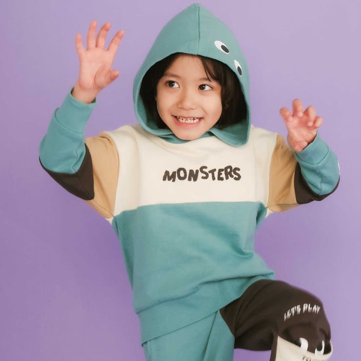 ぎょろぎょろモンスターかくれんぼトレーナー(80~130cm) | SLAP SLIP | 詳細画像1 