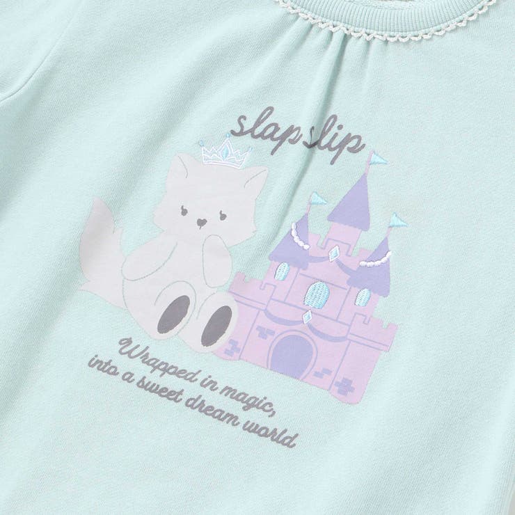 ウサギネコアニマルフェミニンモチーフトレーナー(80～130cm） | SLAP SLIP | 詳細画像13 