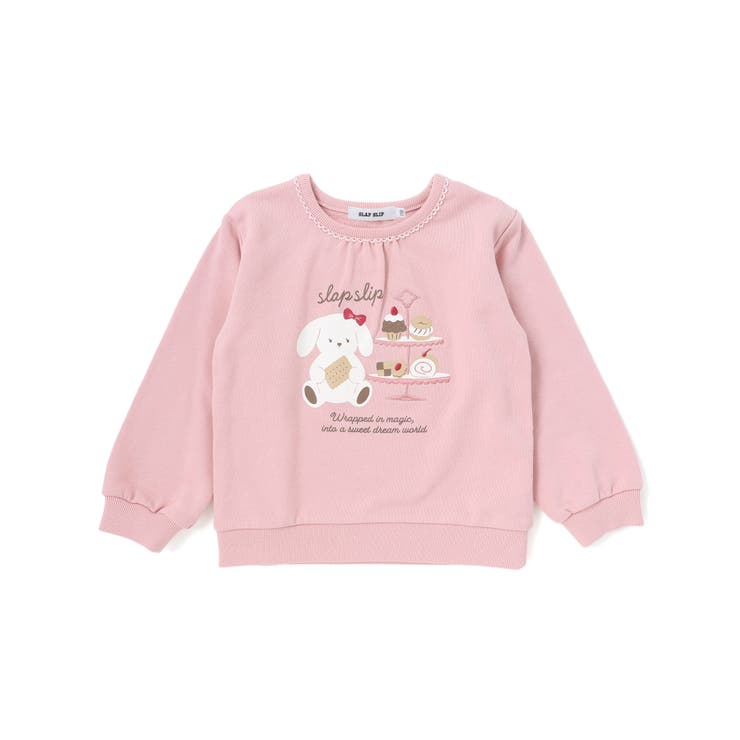 ウサギネコアニマルフェミニンモチーフトレーナー(80～130cm） | SLAP SLIP | 詳細画像3 