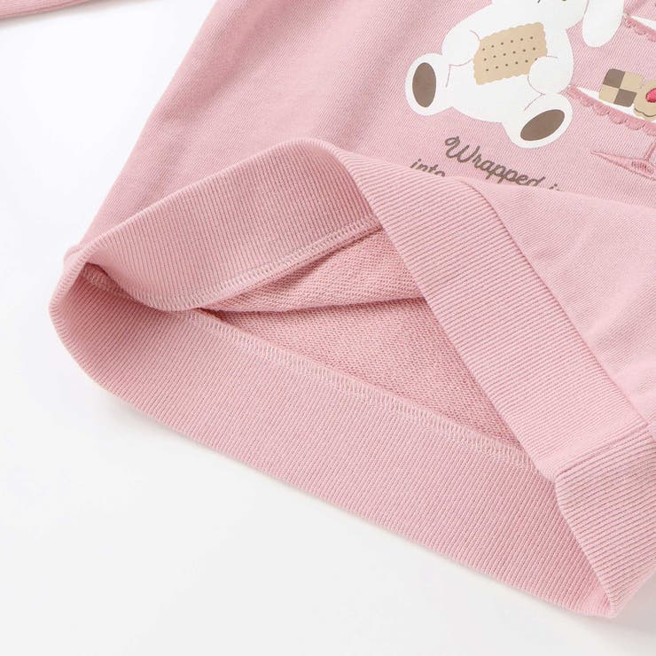 ウサギネコアニマルフェミニンモチーフトレーナー(80～130cm） | SLAP SLIP | 詳細画像9 