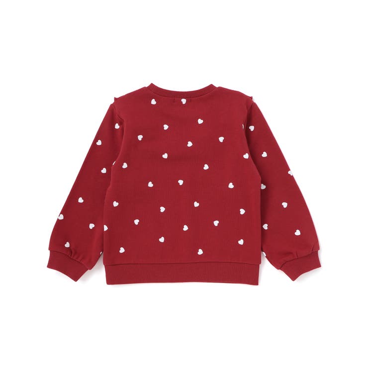 ハート総柄フリル付きガーリートレーナー(80~130cm) | SLAP SLIP | 詳細画像11 