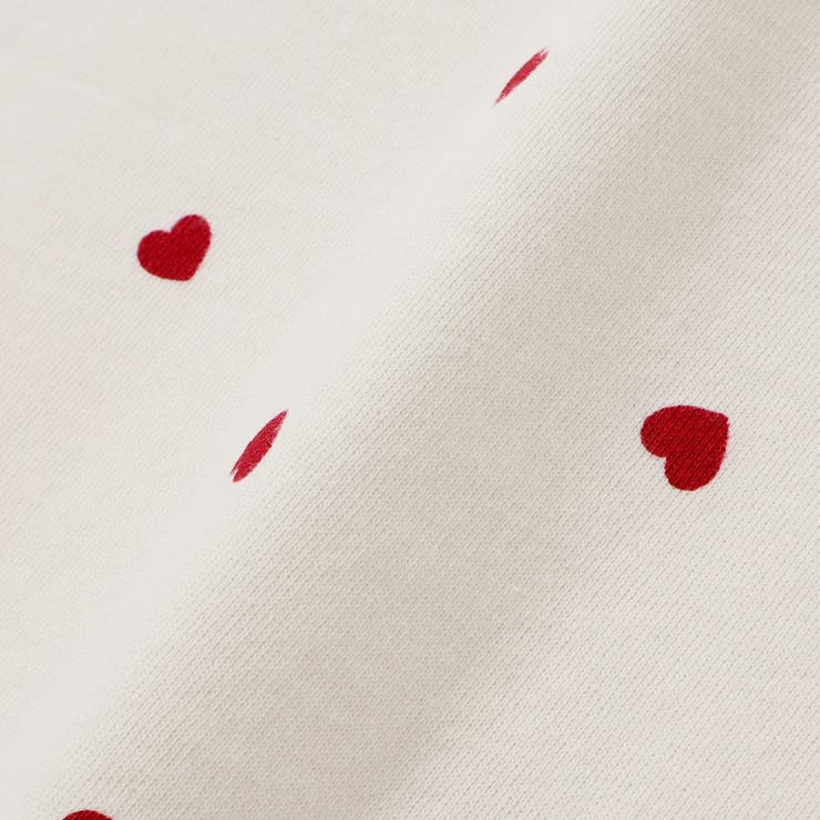 ハート総柄フリル付きガーリートレーナー(80~130cm) | SLAP SLIP | 詳細画像9 