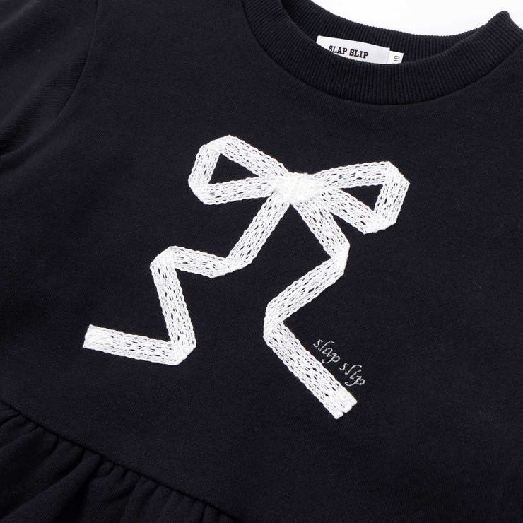 レースリボン付きペプラムトレーナー(80~130cm) | SLAP SLIP | 詳細画像7 