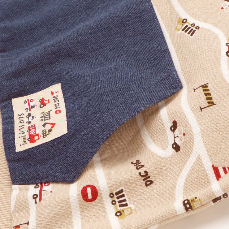 デニムカンガルーポケット付きトレーナー(80~130cm) | SLAP SLIP | 詳細画像11 