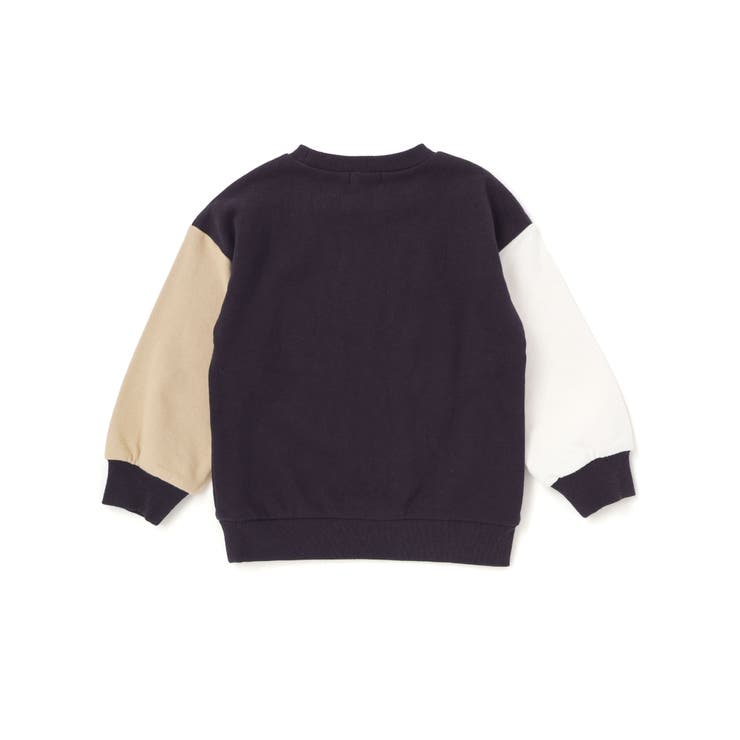 袖配色恐竜ごちそうモチーフトレーナー(80~130cm) | SLAP SLIP | 詳細画像4 