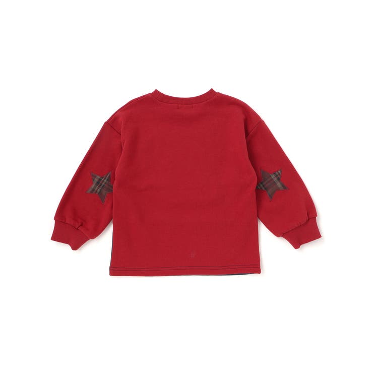 はたらくくるま発泡プリント星パッチナンバリングバイカラートレーナー | SLAP SLIP | 詳細画像16 