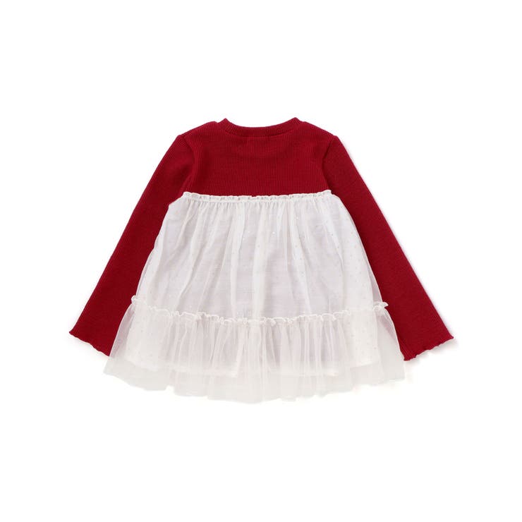 キラキラきらめくお星さまふんわりチュールトレーナー(80~130cm) | SLAP SLIP | 詳細画像6 