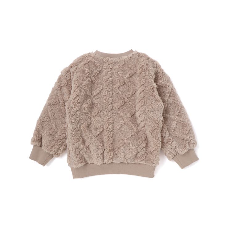 【お揃い】フラップポケット付きケーブルボアトレーナー(80~130cm) | SLAP SLIP | 詳細画像8 