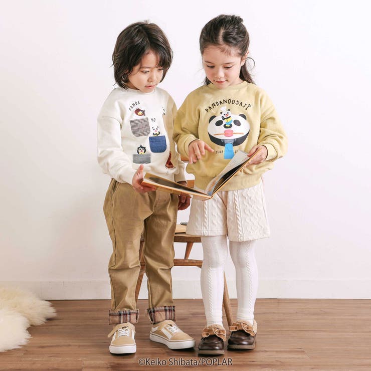 【絵本コラボ パンダのおさじとフライパンダ 】いろいろモチーフトレーナー(80~… | SLAP SLIP | 詳細画像5 