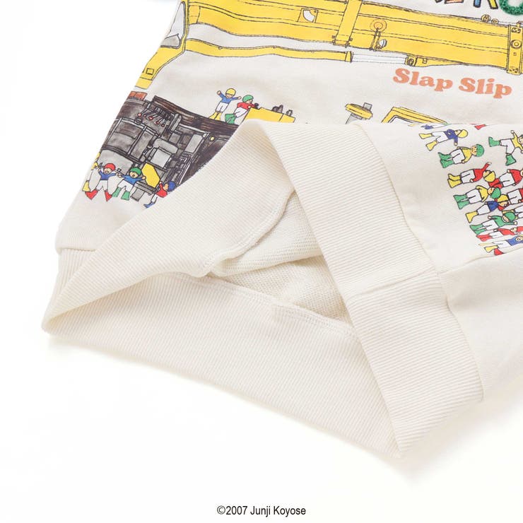 【絵本コラボ おたすけこびと 】はたらくくるまラグランスリーブトレーナー(80~… | SLAP SLIP | 詳細画像16 