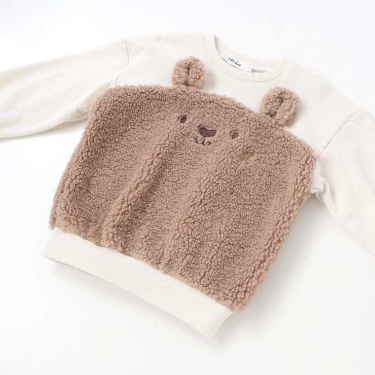 恐竜クマウサギアニマルフェイスボア切り替えトレーナー(80~120cm) | SLAP SLIP | 詳細画像8 