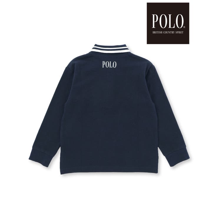 無地ボーダーライン襟ポロシャツ | SLAP SLIP | 詳細画像8 