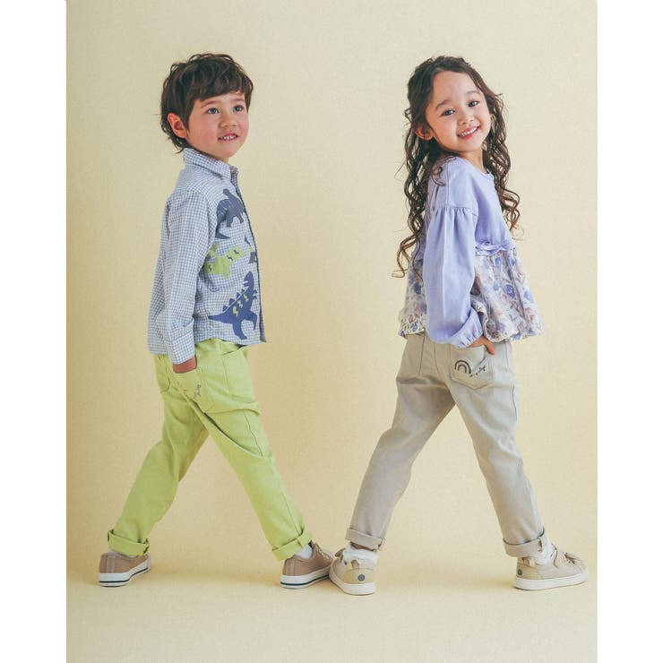 イエロー | スーパーストレッチ ラクラク パンツ (80～130cm) | SLAP SLIP