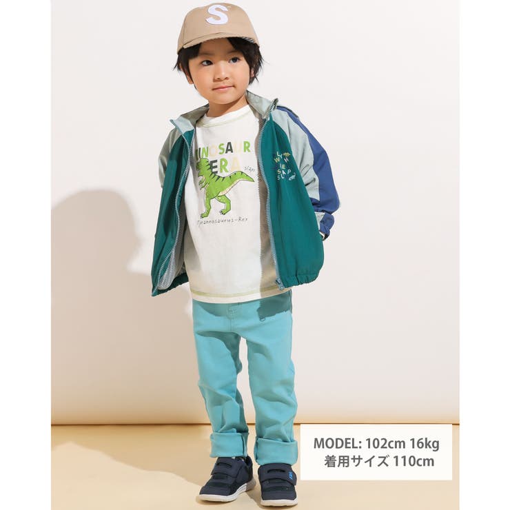 らくのびスーパーストレッチツイルカラーパンツ(80~130cm) | SLAP SLIP | 詳細画像3 