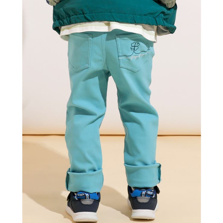 らくのびスーパーストレッチツイルカラーパンツ(80~130cm) | SLAP SLIP | 詳細画像4 