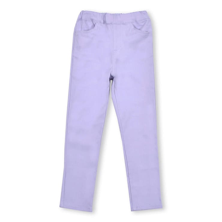 パープル | らくのびスーパーストレッチツイルカラーパンツ(80~130cm) | SLAP SLIP