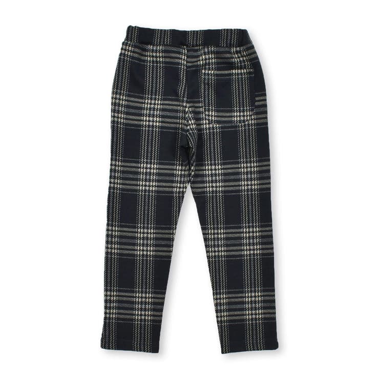 お揃い】チェック柄ジャガードパンツ(80~120cm)[品番：BEBK0007449