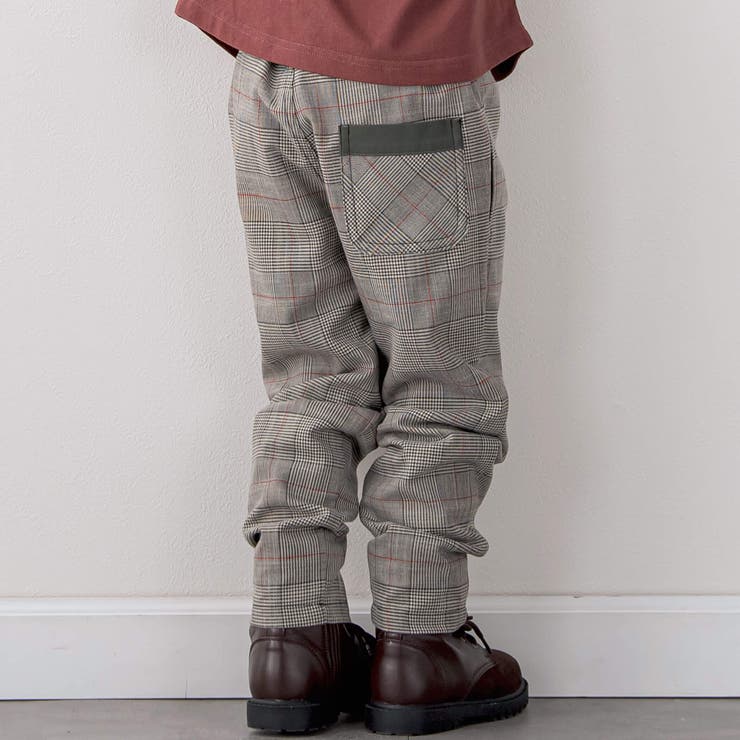 【お揃い】チェック柄無地リバーシブルパンツ(80~130cm) | SLAP SLIP | 詳細画像7 