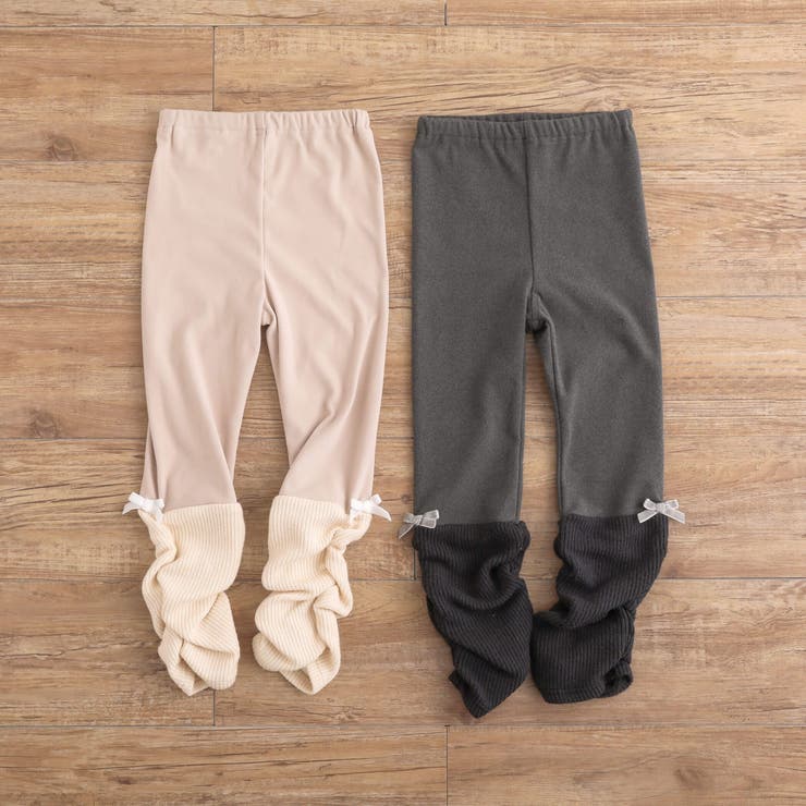 裾くしゅくしゅニットレギンス(80~130cm) | SLAP SLIP | 詳細画像6 