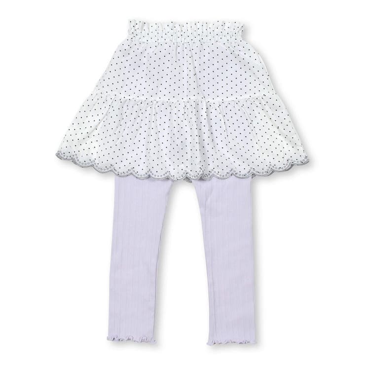 レース生地ドット柄裾スカラップスカッツ(80~120cm) | SLAP SLIP | 詳細画像13 