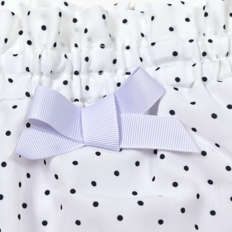 レース生地ドット柄裾スカラップスカッツ(80~120cm) | SLAP SLIP | 詳細画像15 