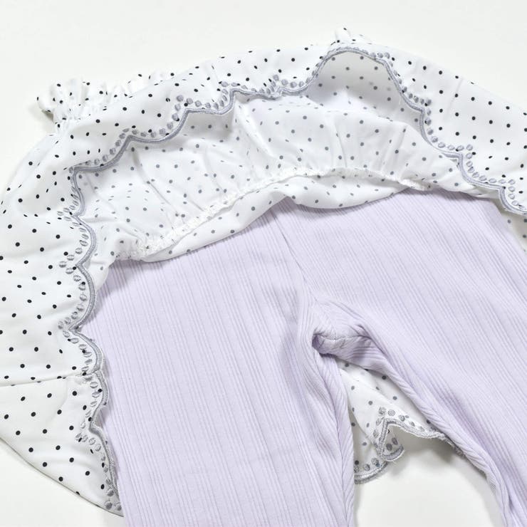 レース生地ドット柄裾スカラップスカッツ(80~120cm) | SLAP SLIP | 詳細画像17 