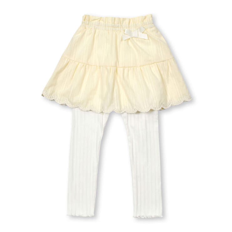 レース生地ドット柄裾スカラップスカッツ(80~120cm) | SLAP SLIP | 詳細画像5 