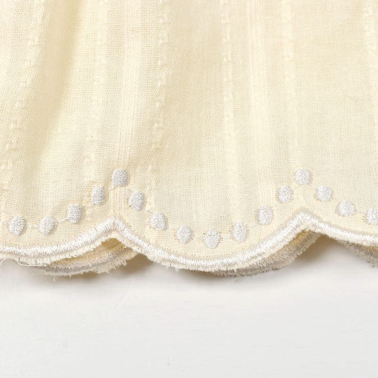 レース生地ドット柄裾スカラップスカッツ(80~120cm) | SLAP SLIP | 詳細画像9 