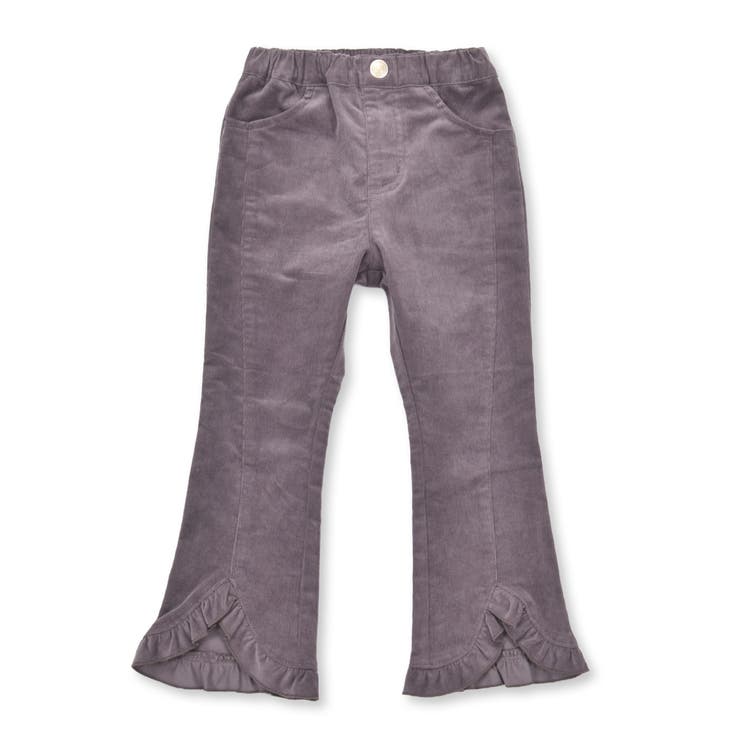 【お揃い】フリルヘムコールテンチェックフレアパンツ(80~140cm) | SLAP SLIP | 詳細画像5 