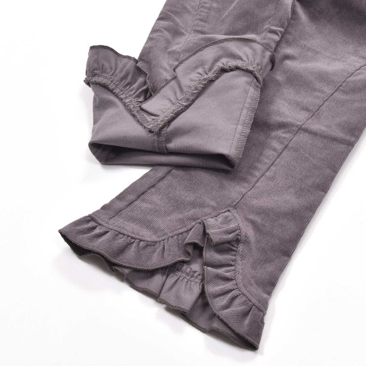 【お揃い】フリルヘムコールテンチェックフレアパンツ(80~140cm) | SLAP SLIP | 詳細画像9 