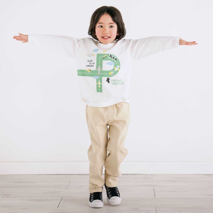 【らくのび】おしりポケットクマさんタグストレッチパンツ(80~130cm) | SLAP SLIP | 詳細画像4 