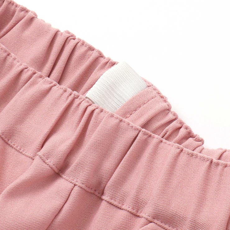 【らくのび】裾フリルリボン付きストレッチツイル7分丈パンツ(80~130cm) | SLAP SLIP | 詳細画像13 