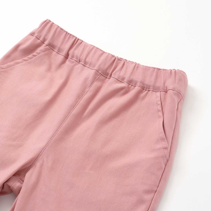 【らくのび】裾フリルリボン付きストレッチツイル7分丈パンツ(80~130cm) | SLAP SLIP | 詳細画像9 