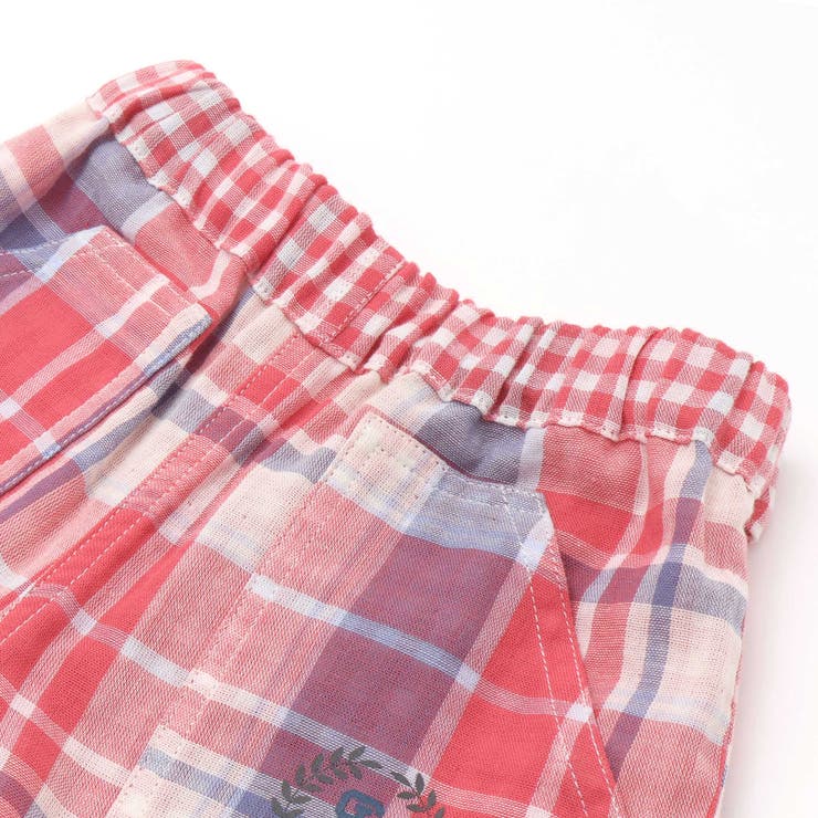 【お揃い】ポケット付きダブルガーゼリバーシブル7分丈パンツ(80~130cm) | SLAP SLIP | 詳細画像11 