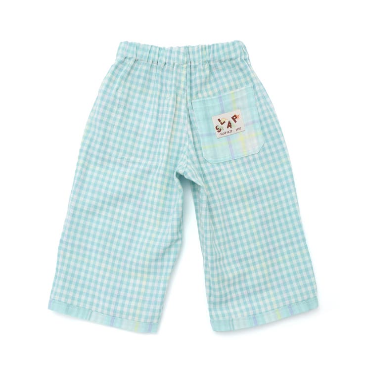 【お揃い】ポケット付きダブルガーゼリバーシブル7分丈パンツ(80~130cm) | SLAP SLIP | 詳細画像20 