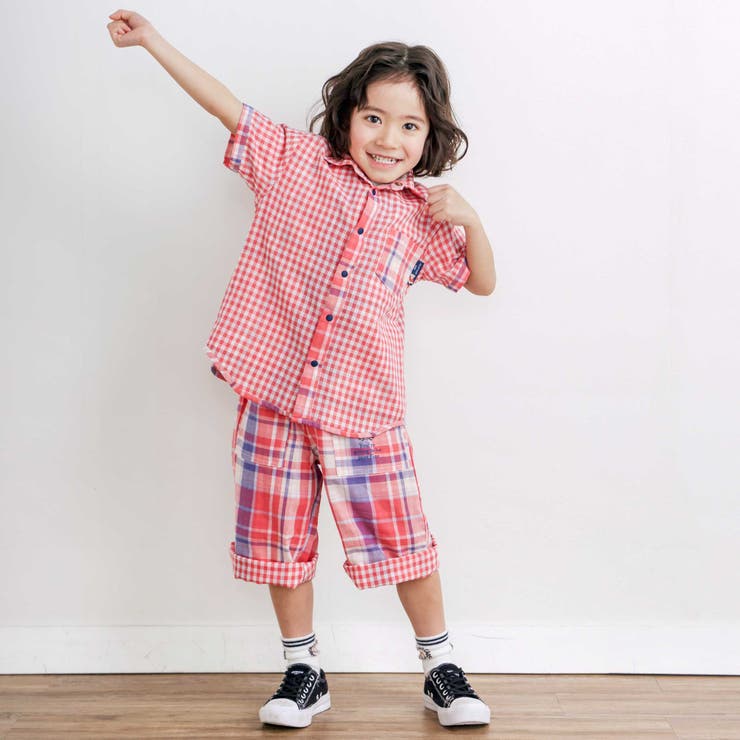 【お揃い】ポケット付きダブルガーゼリバーシブル7分丈パンツ(80~130cm) | SLAP SLIP | 詳細画像5 