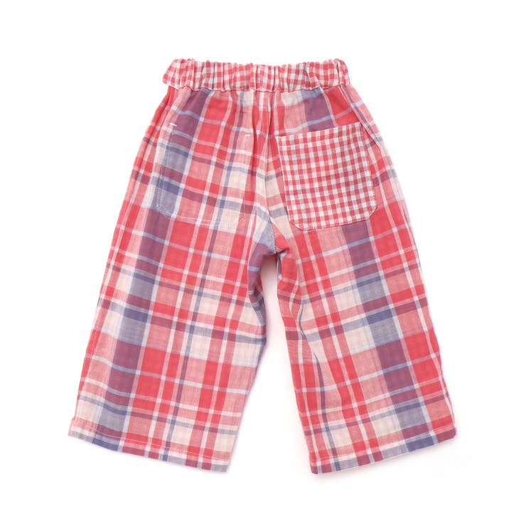 【お揃い】ポケット付きダブルガーゼリバーシブル7分丈パンツ(80~130cm) | SLAP SLIP | 詳細画像8 