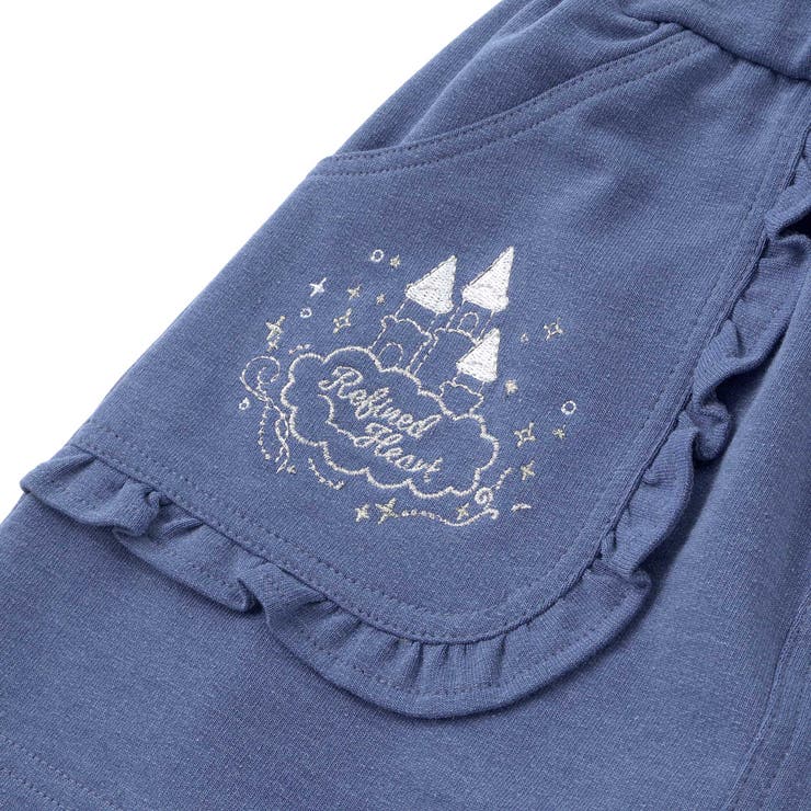 キラキラ刺しゅうフリルポケットスカッツ(80~120cm) | SLAP SLIP | 詳細画像7 