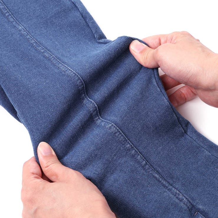 後ろポケットリボンフレアシルエット9分丈デニムパンツ(80~130cm) | SLAP SLIP | 詳細画像19 